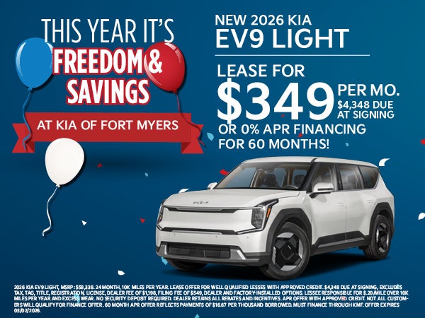 New 2026 Kia EV9 Light